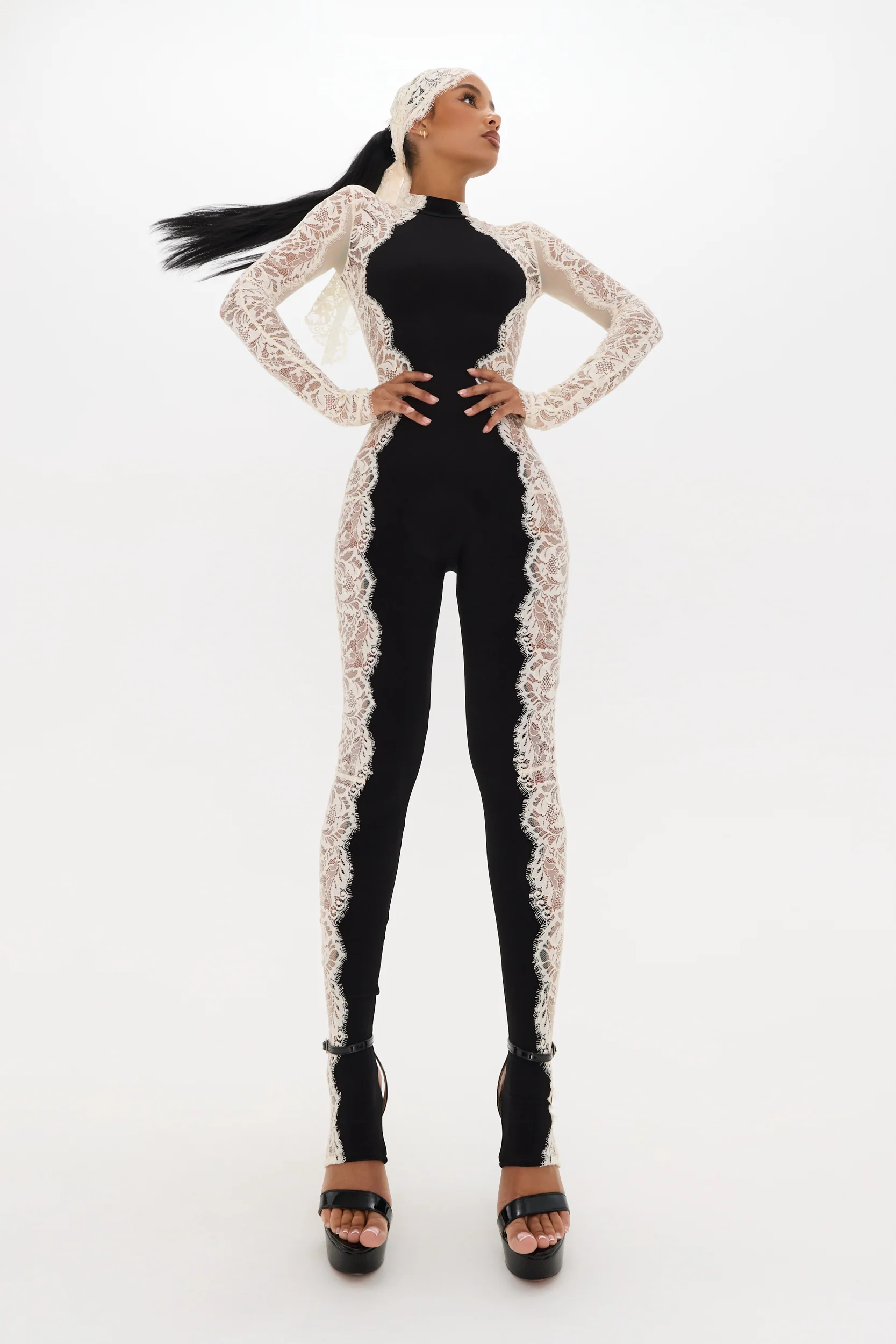 Divine Lace Cap Scarf - Image 4