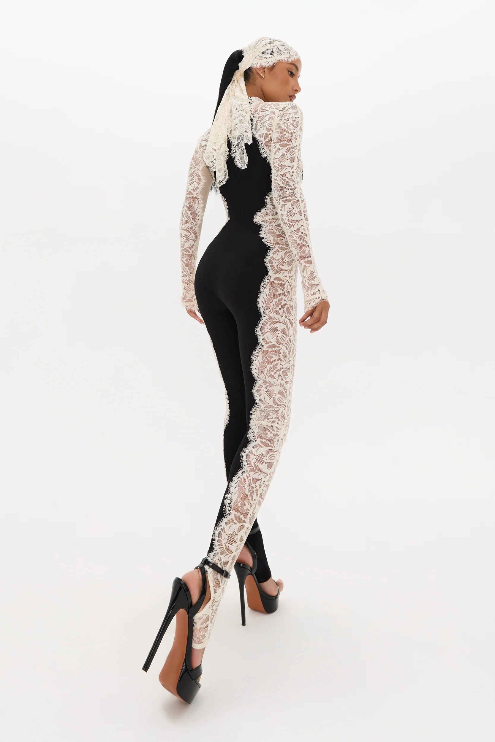Divine Lace Catsuit - Image 5