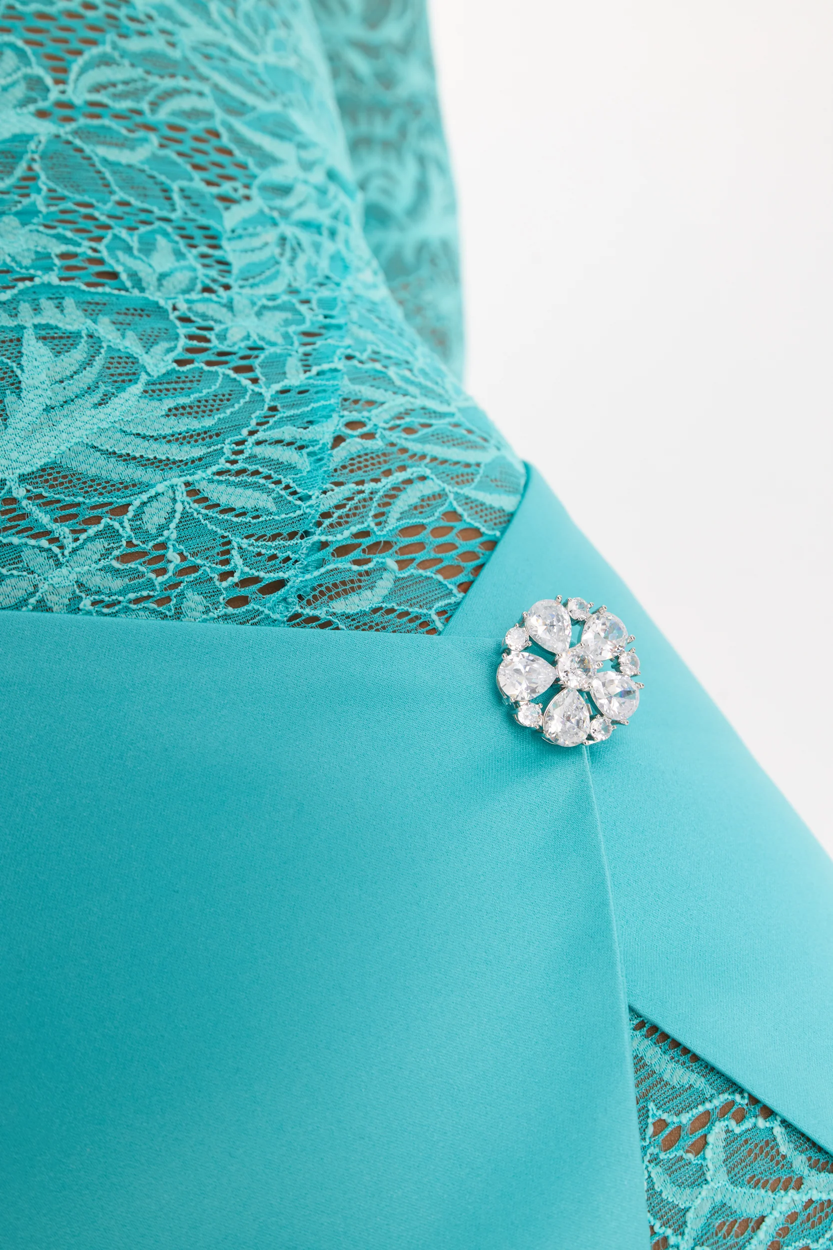 Turquoise Mini Skirt - Image 4